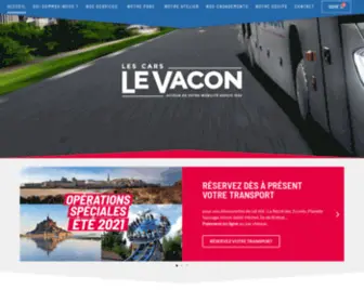 Cars-Levacon.fr(Les Cars Le Vacon) Screenshot