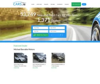 Cars.ie(Used cars for sale in Ireland) Screenshot