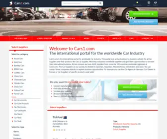 Cars1.com(B2B portal for the Car Industry) Screenshot