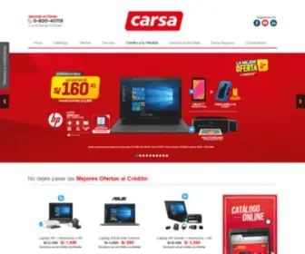 Carsa.com.pe(Contact Support) Screenshot