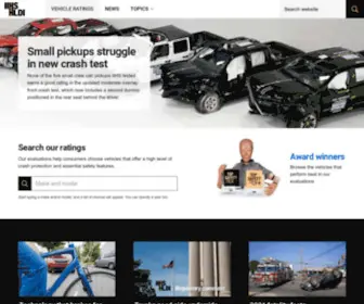 Carsafety.org(IIHS-HLDI: Crash Testing & Highway Safety) Screenshot