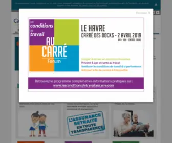 Carsat-Normandie.fr(Site officiel de la Carsat Normandie) Screenshot