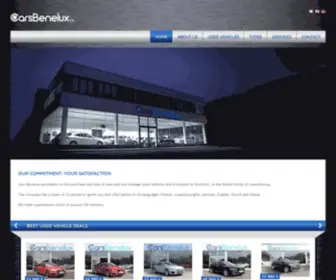 Carsbenelux.lu(Cars Benelux) Screenshot