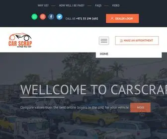 Carscrap.ae(Sell Your Scrap Car in Dubai) Screenshot