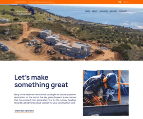 Carscrete.gr(Crete House Construction) Screenshot