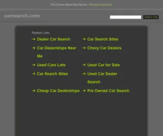 Carsearch.com(Car Search) Screenshot