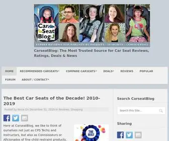Carseatblog.com(Reviews of the safest infant) Screenshot