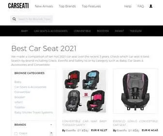 Carseati.com(We made a comparison of ten hot 2021 car seats over the recent 3 years. Check which car seats) Screenshot