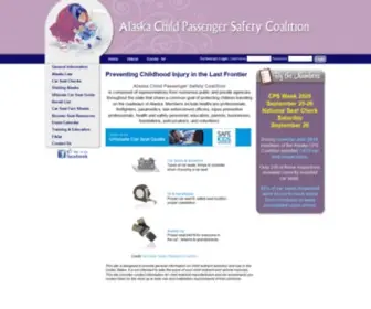 Carseatsak.org(Alaska Car Seat/Child Passenger Safety) Screenshot