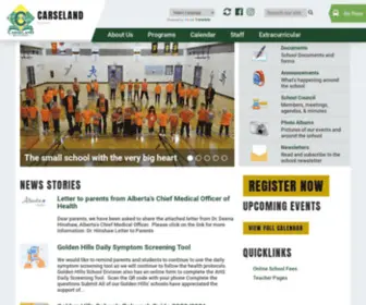 Carselandschool.com(Carseland School) Screenshot