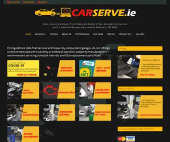 Carserve.ie(Auto Repairs Waterford) Screenshot