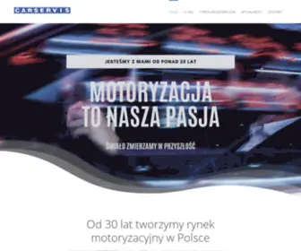 Carservis.pl(MOTORYZACYJNA PASJA OD PONAD 25 LAT) Screenshot