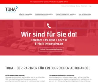 Carset-Online.de(TOHA AUTOMOBIL VERTRIEBS GMBH) Screenshot