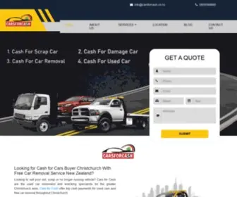 Carsforcash.co.nz(Cash for Cars Buyer Christchurch New Zealand) Screenshot