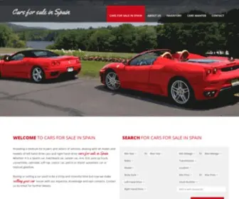 Carsforsaleinspain.eu(Cars for sale in Spain) Screenshot