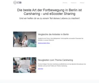 Carsharing-Berlin.de(Carsharing Berlin) Screenshot