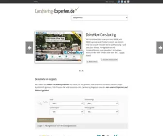 Carsharing-Experten.de(Carsharing Test und Mietwagen im Vergleich) Screenshot