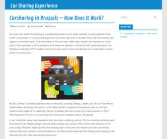 Carsharingexperience.brussels(Make Trips Better) Screenshot