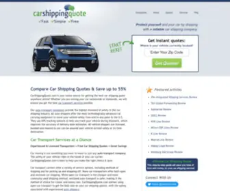 Carshippingquote.com(Car Shipping Quote) Screenshot