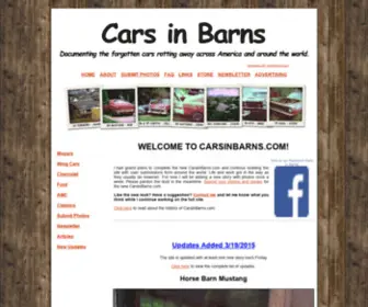 Carsinbarns.com(CarsinBarns) Screenshot