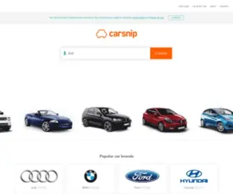 Carsnip.com(Officially The UK's Biggest Car Search Engine) Screenshot