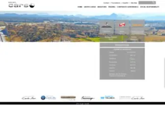 Carso.com.mx(Grupo Carso) Screenshot