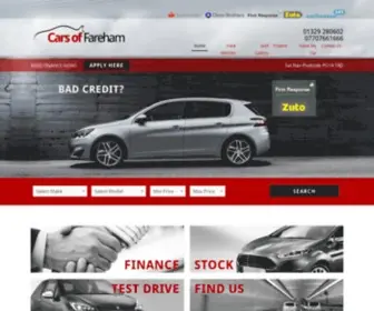 Carsoffareham.co.uk(Used Cars in Fareham) Screenshot