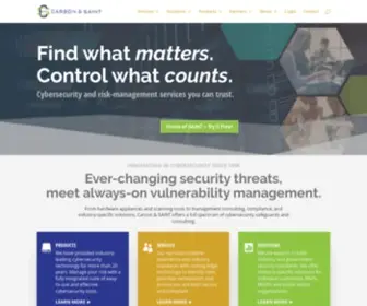 Carson-Saint.com(Carson-SAINT Cyber Security Vulnerability Management and Consulting) Screenshot