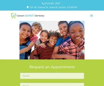 Carsonchildrensdentistry.com(We are a Dentistry for Children) Screenshot