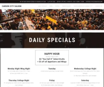 Carsoncitysaloon.com(Carson City Saloon) Screenshot
