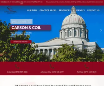 Carsoncoil.com(Carson & Coil) Screenshot