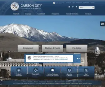 Carson.org(Carson City) Screenshot
