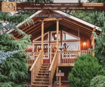 Carsonridgecabins.com(Columbia River Gorge B&B) Screenshot