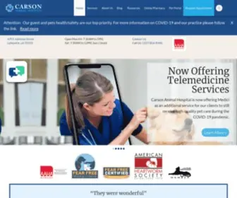 Carsonvet.com(Carson Animal Hospital) Screenshot