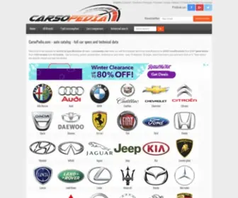 Carsopedia.com(The biggest auto catalog) Screenshot