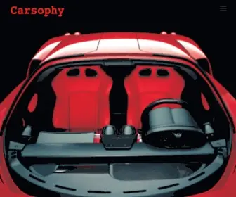 Carsophy.com(Car Design Research) Screenshot