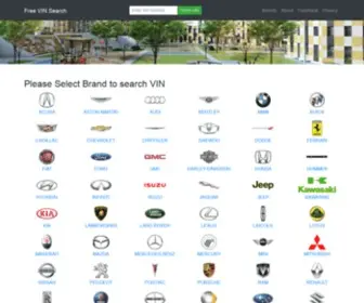Carsowners.net(Free VIN Code Search Service) Screenshot
