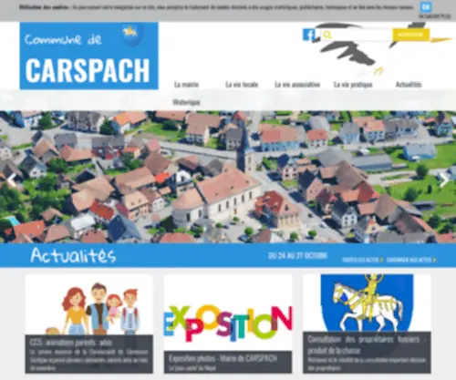 Carspach.fr(Commune de Carspach Haut) Screenshot