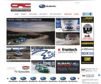 Carsrally.ca(The Canadian Rally Championship) Screenshot