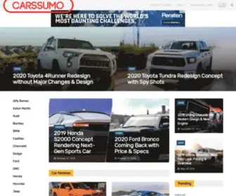 Carssumo.com(Car News and Reviews Magazine) Screenshot