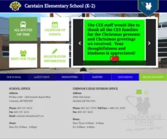 Carstairselementary.ca(Carstairs Elementary School) Screenshot