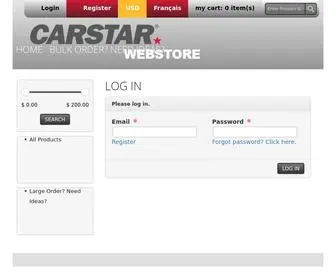 Carstarpromo.ca(Log In) Screenshot