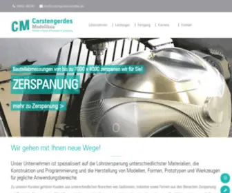 Carstengerdesmodellbau.de(Carstengerdes Modellbau & Zerspanung GmbH) Screenshot