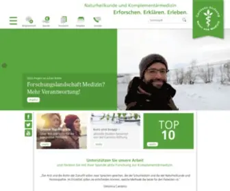 Carstens-Stiftung.de(Naturheilkunde und Komplementärmedizin) Screenshot