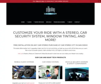 Carstereocitysandiego.com(Car Stereo City San Diego) Screenshot