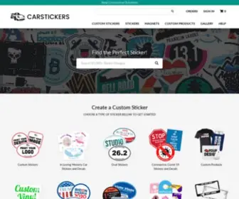 Carstickers.com(High quality custom stickers & decals) Screenshot