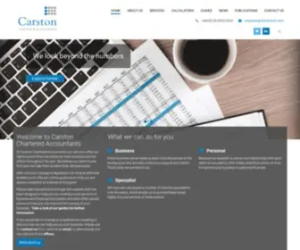 Carstonaccountants.co.uk(Accountants Cardiff) Screenshot