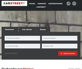 Carstreet7.com(Site d'Annonces Automobiles au Cameroun) Screenshot