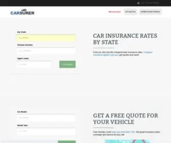 Carsurer.com(Auto Insurance Quotes) Screenshot