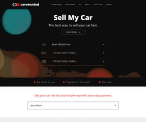 Carswanted.com.au(Sell My Car) Screenshot